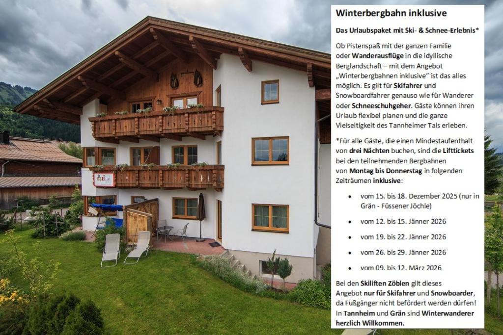 Ferienwohnungen Bauernhof Andreas Kleiner ทันน์ไฮม์ ภายนอก รูปภาพ